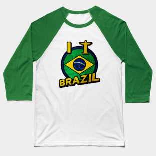 I LOVE BRAZIL Baseball T-Shirt